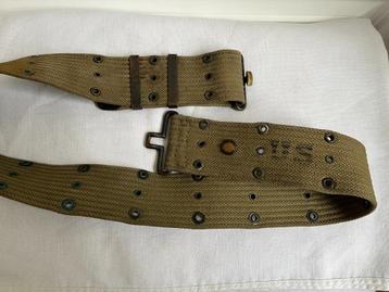 WW2 US ceinturon M36; OD3 vers 40-41 beschikbaar voor biedingen