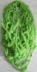 Alpaca wol 'art yarn' halswarmer, col met kralen SJ10, Kleding | Dames, Mutsen, Sjaals en Handschoenen, Verzenden, Nieuw, Sjaal