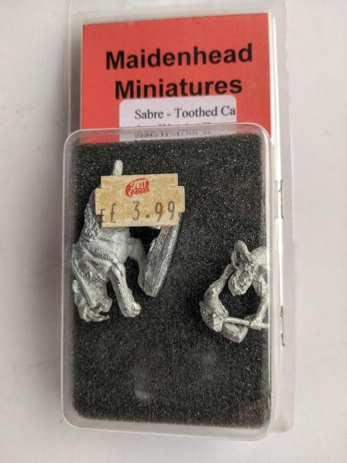 Maidenhead Miniatures Sabretooth cavalry #7 Axe II 28mm MIB, Hobby en Vrije tijd, Wargaming, Nieuw, Overige soorten, Figuurtje(s)