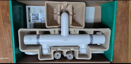 Hansgrohe douchekraan thermostatisch Mat Wit.Nieuw., Doe-het-zelf en Bouw, Sanitair, Nieuw, Bad, Ophalen of Verzenden
