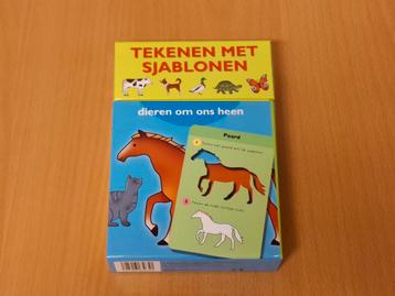 Tekenen met sjablonen / dieren om ons heen beschikbaar voor biedingen
