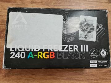 Arctic liquid freezer 3 pro 240 a-rgb black beschikbaar voor biedingen