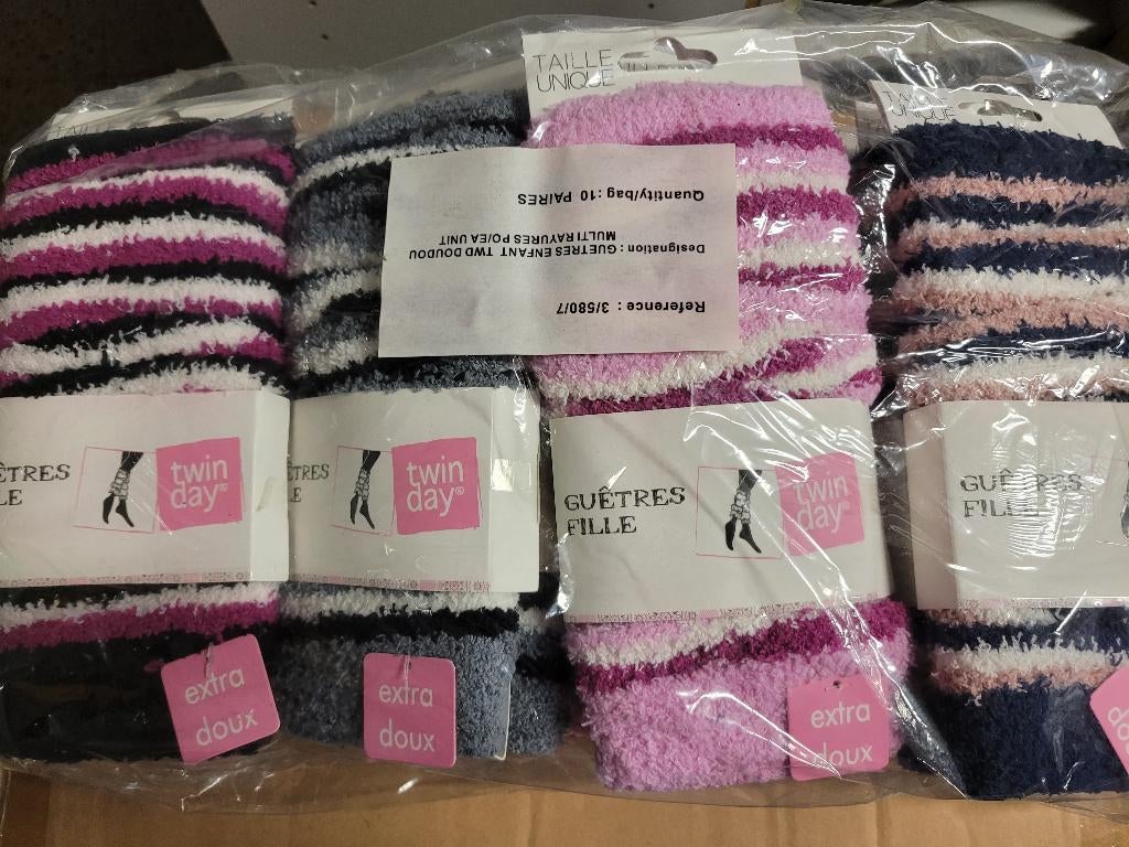 Lot Revendeur Guêtres Fille taille unique, Enlèvement, Neuf