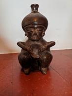 Statuette personnage péruvien avec flûte, Nieuw, Ophalen