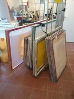 Lot cadre de sérigraphie, Enlèvement