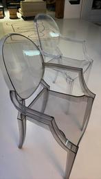 8x chaises LOUIS GHOST de kartell, Huis en Inrichting, Stoelen, Ophalen, Zo goed als nieuw, Grijs, Eén