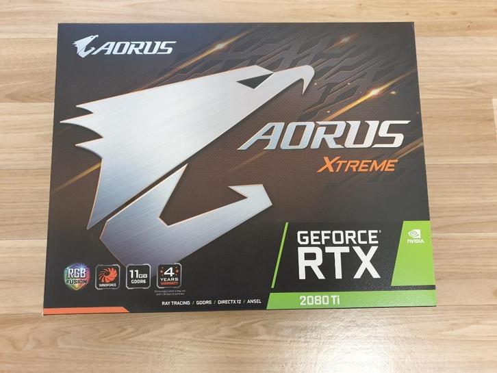 GPU NVIDIA Geforce RTX AORUS 2080ti XTREME te koop, Computers en Software, Videokaarten, Zo goed als nieuw, Nvidia, PCI, GDDR6