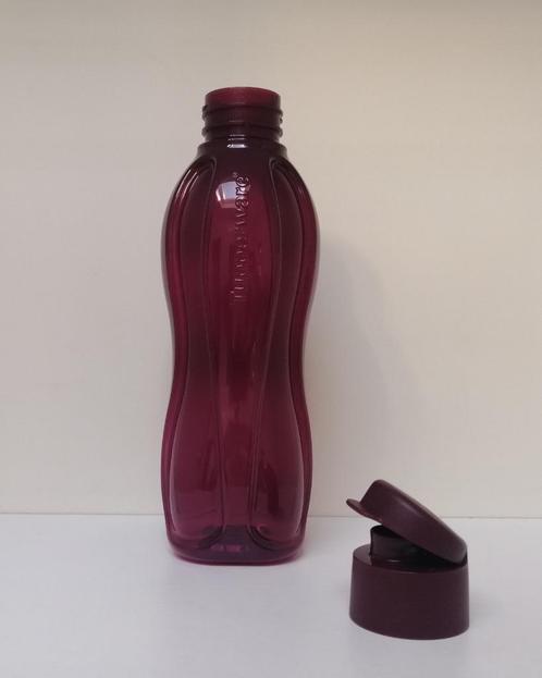 Tupperware EcoPlus - Fles - 750 ml - Bordeaux, Huis en Inrichting, Keuken | Tupperware, Nieuw, Bak of Kom, Paars, Ophalen of Verzenden