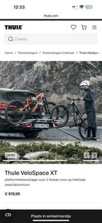 Thule VeloSpace XT 2 / 3 fietsen fietsendrager voor VW Cali, Ophalen, 3 fietsen of meer, Nieuw, Brede banden