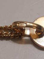 18 Karat goud ketting en hanger, Handtassen en Accessoires, Ophalen of Verzenden, Zo goed als nieuw, Goud, Goud