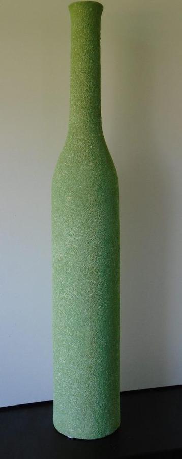 DECO FLES GROEN GROOT 76 CM NIEUW  beschikbaar voor biedingen