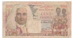 Guadeloupéen, 100 francs, 1947/49, Timbres & Monnaies, Billets de banque | Amérique, Amérique centrale, Envoi, Billets en vrac