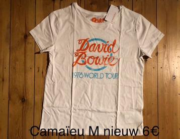 T-shirt Camaïeu David Bowie 1978 World Tour M