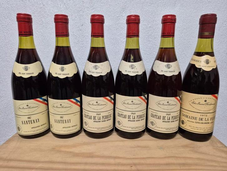 6x Saint Ferdinand (15€/fles), Verzamelen, Wijnen, Zo goed als nieuw, Rode wijn, Frankrijk, Vol, Ophalen