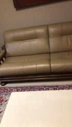 Lederen salon, Huis en Inrichting, Zetels | Complete zithoeken, Ophalen, Zo goed als nieuw, Leer