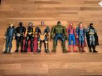 Set Marvel en DC League helden aktiefiguren. 30cm groot., Enlèvement ou Envoi, Utilisé
