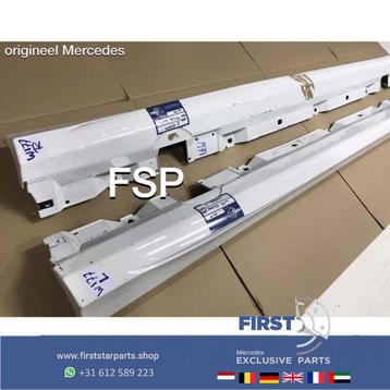 W177 A35 AMG zijskirt set Mercedes A Klasse 2020 wit origine beschikbaar voor biedingen