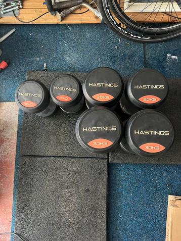 3 paar dumbells hastings te koop beschikbaar voor biedingen