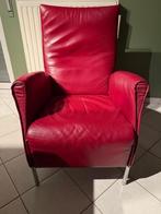 Jori vintage zetel, Huis en Inrichting, Ophalen, Gebruikt, Eenpersoons, Leer