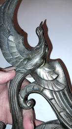 Elément de pendule de cheminée 1957- Oiseau stylisé, Antiquités & Art, Antiquités | Horloges, Enlèvement ou Envoi