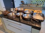 potten en pannen, Huis en Inrichting, Keuken | Potten en Pannen, Ophalen, Inox, Gebruikt, Keramische plaat