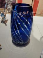 blauwe vaas - H 21 - 15€, Antiek en Kunst, Antiek | Vazen, Ophalen of Verzenden