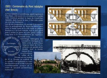 Luxemburg BU Set 2003 + Postzegels Adolphe Brug >>SEALED<< beschikbaar voor biedingen