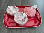 Nieuw! Tupperware Allegra set (dienblad met kommen), Ophalen of Verzenden, Nieuw, Rood, Bak of Kom