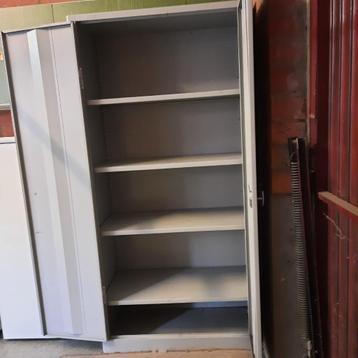 Metalen archiefkast met 4 leggers, Huis en Inrichting, Kasten | Roldeurkasten en Archiefkasten, Ophalen, Gebruikt, 50 tot 100 cm