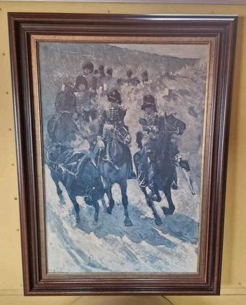 "De Gele Rijders (In 't duin)" 87 x 117  beschikbaar voor biedingen