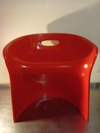 Zeer mooie vintage Space Age roodoranje designstoel van, Ophalen