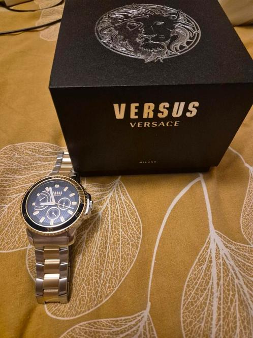 VERSUS VERSACE ABERDEEN EXTENSION- JONTRE - SILVER-COLOURED/, Handtassen en Accessoires, Horloges | Heren, Zo goed als nieuw, Ophalen