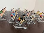 Verzameling miniatuur wielrenners 24 stuks zamac legering, Enlèvement ou Envoi
