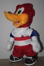Woody Woodpecker , Voetbal mascotte , Pop 28 cm, Overige typen, Ophalen of Verzenden, Zo goed als nieuw