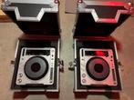 Dj set: 2x Pioneer CDJ-800 MK2 met flight case + Behringer D, Enlèvement ou Envoi, Utilisé, DJ-Set, Pioneer