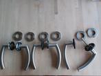 Inox deurklinken, Doe-het-zelf en Bouw, Ophalen, Gebruikt, Inox