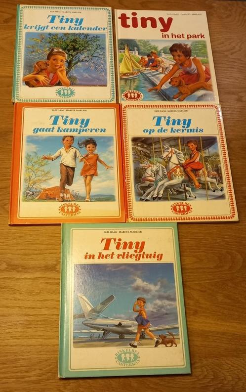 5 Tiny €2,50 /stuk, kalender, kamperen,kermis,park,vliegtuig, Boeken, Kinderboeken | Jeugd | onder 10 jaar, Zo goed als nieuw