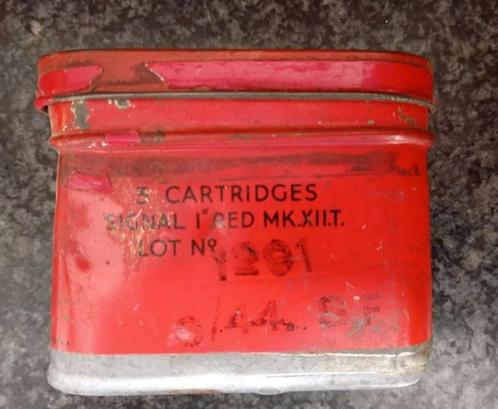 Boîte de fusées PLF britannique - juin 1944, Verzamelen, Militaria | Tweede Wereldoorlog, Overige soorten, Ophalen of Verzenden