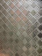 12 panelen van 19/27cm//3 panelen van 19,5 op46,7cm, Ophalen, Glas in lood