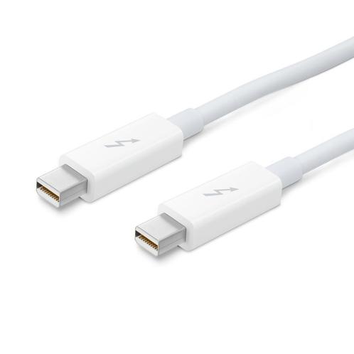 Apple Thunderbolt-kabel (0,5 m) - Wit, Computers en Software, Pc- en Netwerkkabels, Zo goed als nieuw, Ophalen of Verzenden