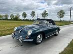 Porsche 356 BT6 Super 90 1962, Auto's, Porsche, Zwart, 4 cilinders, Cabriolet, Blauw