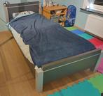 Stevig 1 persoons bed, Overige materialen, Grijs, 90 cm, 210 cm