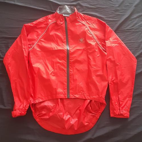 Vermarc - Regenjas - L - Rood, Kleding | Heren, Sportkleding, Nieuw, Hardlopen of Fietsen, Maat 52/54 (L), Rood, Verzenden