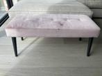 Voetenbank velvet, Huis en Inrichting, Zetels | Voetbanken en poefs, Ophalen, Hout, Minder dan 50 cm, 75 tot 100 cm