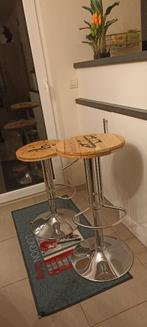 Tabourets de bar, Maison & Meubles, Tabourets de bar, 2 tabourets, Enlèvement ou Envoi