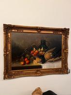 Olie schilderij 95x65cm (117x87cm met kader)., Ophalen