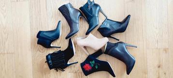 Lot de 8 bottines cuir made in Spain taille 35 neuf  beschikbaar voor biedingen