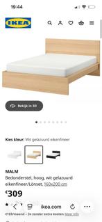 Bed Malm ikea 1.60 op 200, Huis en Inrichting, Ophalen, Tweepersoons, Zo goed als nieuw, 200 cm