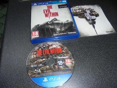 Playstation 4 The Evil Within (orig-compleet), Games en Spelcomputers, Games | Sony PlayStation 4, Gebruikt, 1 speler, Vanaf 18 jaar