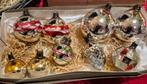 Boules de Noël anciennes ajeko 9 pièces, Divers, Enlèvement ou Envoi